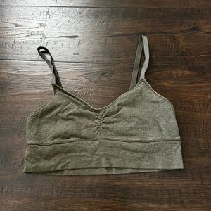 Aerie Heather Green Bralette